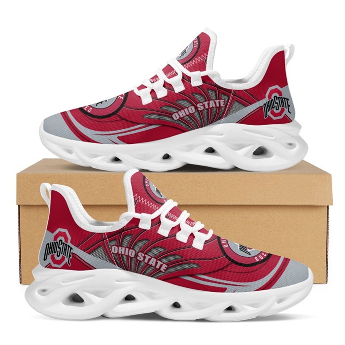 Ohio State Buckeyes Flex Control Sneakers 001 - Click Image to Close